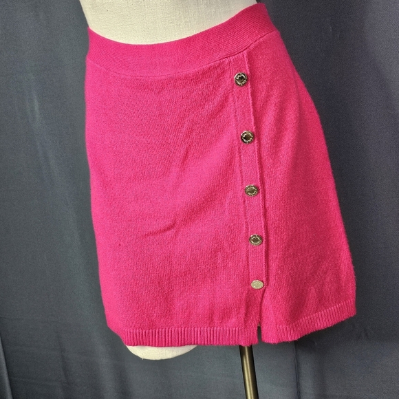 LILLY PULITZER LIZONA SWEATER SKIRT PENCIL STYLE KNIT POINSETTIA - Picture 3 of 8